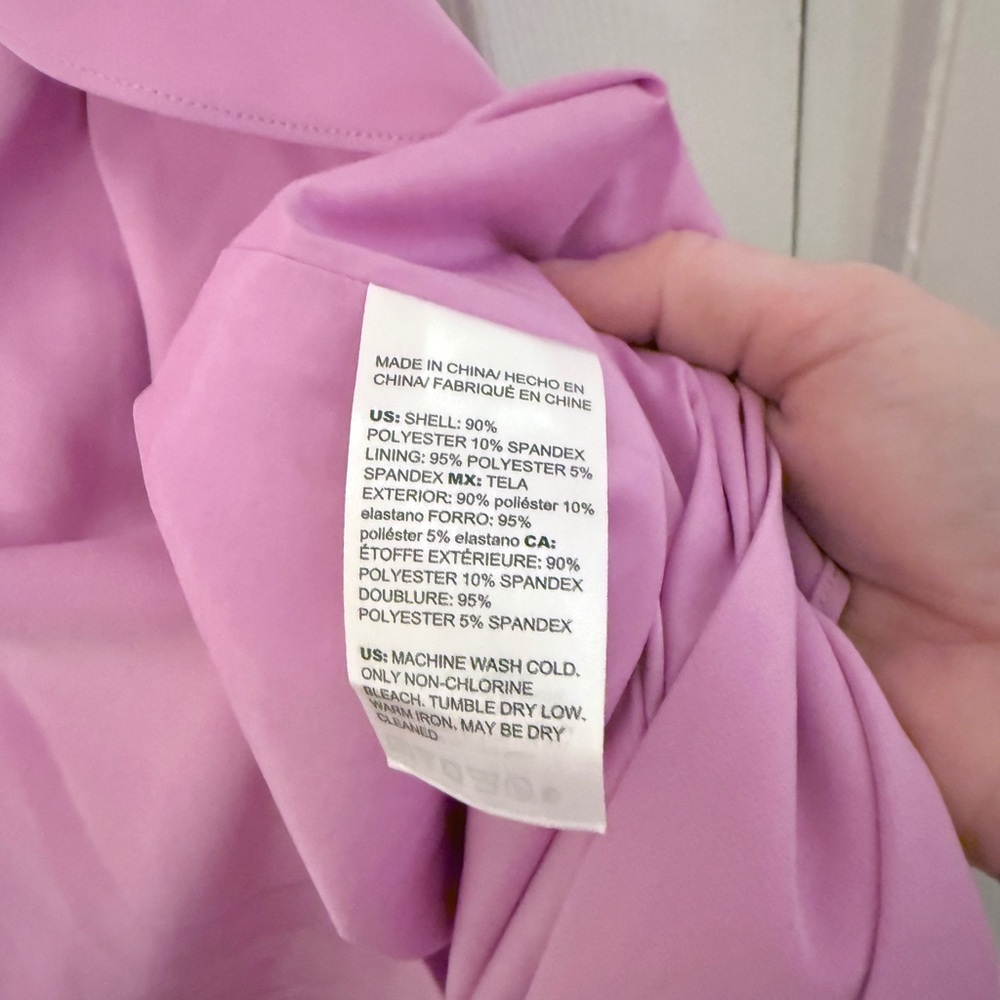 WHBM Lilac Ruffle Dress 16 - Picture 5 of 6